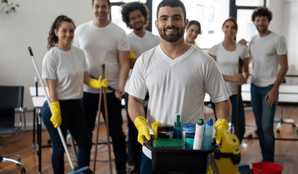 Professional Home Cleaning Team